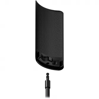 Filtru pentru microfon HyperX Shield, plasa metalica, Gooseneck mount, montare facila, Negru