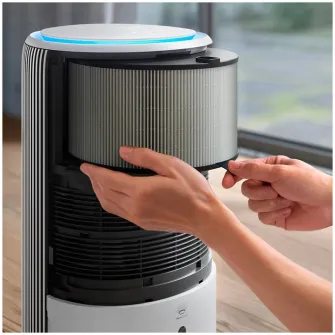 Filtru Philips NanoProtect HEPA FY3400/30 seria 3400, utilizare pana la 1 an, sistem de filtru HEPA cu 3 straturi, compatibil cu purificatoarele si umidificatoarele de aer seria 3400 (AC342x)