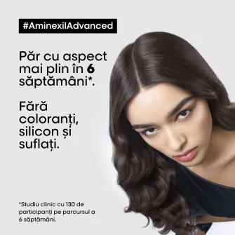 Fiole anti-cadere a parului L’Oreal Professionnel Serie Expert Aminexil Advanced, cu Aminexil si Omega 6, 10x6ml