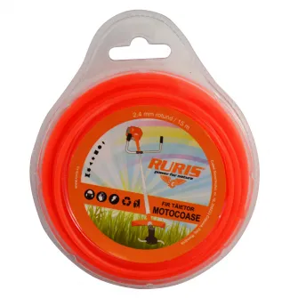 Fir trimmer/motocoasa 2.4 mm,rotund,lungime 15m