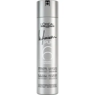 Fixativ LOreal Professionnel Infinium Pure Soft pentru fixare lejera, 300 ml