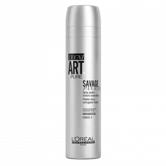 Fixativ LOreal Professionnel Tecni.Art Savage Panache Pure, texturizant cu pudra uscata, 250 ml