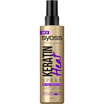 Fixativ Syoss Keratin Heat Protect pentru protectie termica, 200 ml