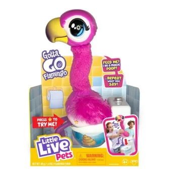 Flamingo interactiv Little Live Pets - Gotta go, Sherbet, Roz