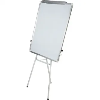 Flipchart magnetic A+, 70×100 cm si accesorii, markere, burete, spray, magneti
