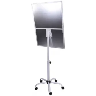 Flipchart magnetic, cu Roti, 70x100 cm, Alb
