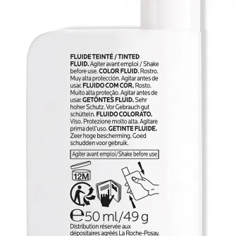 Fluid colorat SPF 50+ La Roche Posay ANTHELIOS UV-MUNE 400, 50 ml