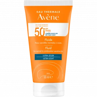 Fluid cu protectie solara Avene SPF 50+ TRIASORB, pentru piele normala si mixta, 50 ml