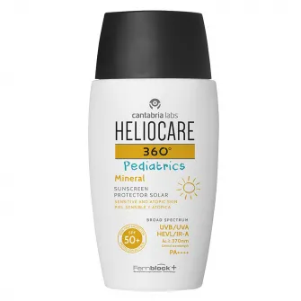Fluid protectie solara pentru copii Cantabria Heliocare 360º Pediatrics Mineral SPF50+, 50 ml