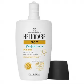 Fluid protectie solara pentru copii Cantabria Heliocare 360º Pediatrics Mineral SPF50+, 50 ml