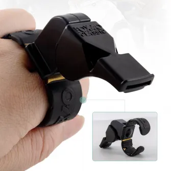 Fluier Fox40 Classic Fingergrip, negru