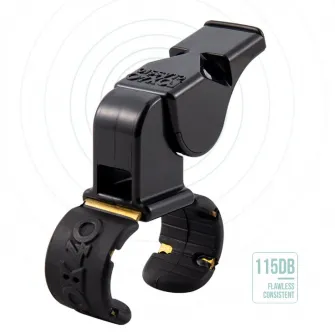 Fluier Fox40 Classic Fingergrip, negru