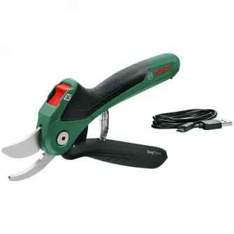 Foarfeca de gradina pe acumulator Bosch Easy Prune 06008B2102, 3.6 V, 25 mm capacitate taiere, cablu micro-USB