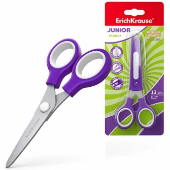 Foarfeca EK Junior Protect Cu Capac Si Tag 13cm
