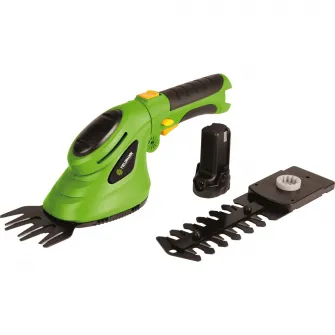 Foarfeca electrica 2 in 1 pentru iarba/arbusti pe acumulator Fieldmann FZN 4101-A,3.6V,lungime lama iarba 80 mm,lungime lama arbusti 110 mm,include incarcator + acumulator 3.6 V 1.5 Ah