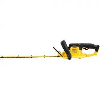 Foarfeca electrica pe acumulator pentru tuns gard viu DeWALT DCMHT563N, 18V XR, lungime lama 55 cm, distanta intre dinti 25 mm, autonomie pana la 75 minute, sistem de protectie, fara incarcator si acumulator in setul de livrare