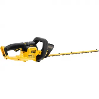 Foarfeca electrica pe acumulator pentru tuns gard viu DeWALT DCMHT563N, 18V XR, lungime lama 55 cm, distanta intre dinti 25 mm, autonomie pana la 75 minute, sistem de protectie, fara incarcator si acumulator in setul de livrare