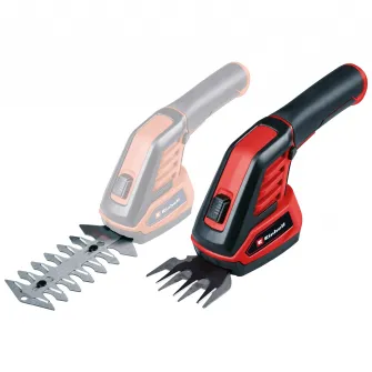 Foarfeca electrica pe acumulator pentru tuns iarba/arbusti Einhell GC-CG 3.6/70 Li WT, acumulator Li-Ion de 3.6 V 2.0 Ah, lama iarba 70 mm, lama arbusti 110 mm, inclus cablu de incarcare