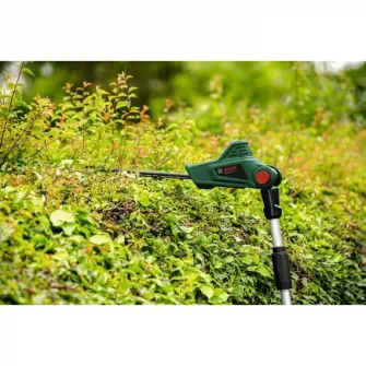 Foarfeca pentru tuns gard viu la inaltime pe acumulator Bosch Universal HedgePole 18, 18 V, 2.5 Ah, 43 cm lungime lama, 2200 curse/min, 210-260 cm lungime maner, contine: acumulator + incarcator