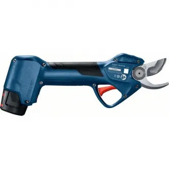 Foarfeca profesionala pe acumulator pentru arbusti si gradinarit Bosch Pro Pruner 06019K1021,12 V, 25 mm capacitate maxima de taiere, 2 acumulatori, 3 Ah, incarcator GAL12V-20
