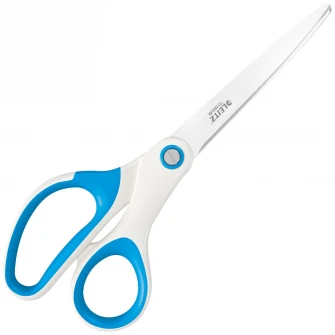 Foarfece pentru birou Leitz WOW Titanium, 205 mm, albastru