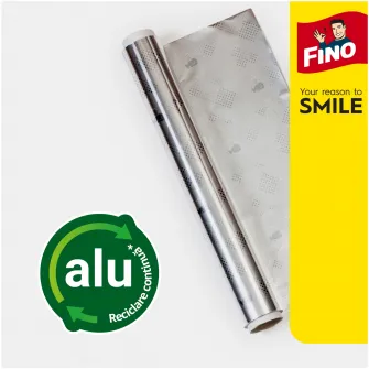 Folie de aluminiu embosata FINO, 20 m