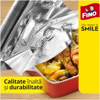 Folie de aluminiu embosata FINO, 20 m