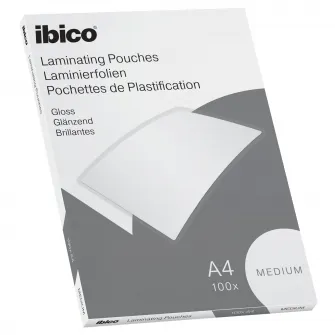 Folie de laminat, Ibico, A4, 100 mic, 100 bucati/set