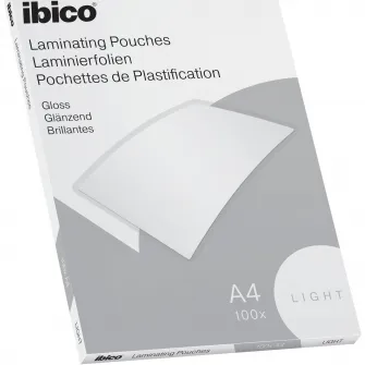 Folie de laminat, Ibico, A4, 75 mic, 100 bucati/set