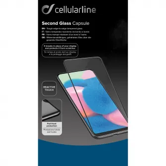 Folie de protectie Cellularline Glass pentru Huawei P Smart Z, Negru