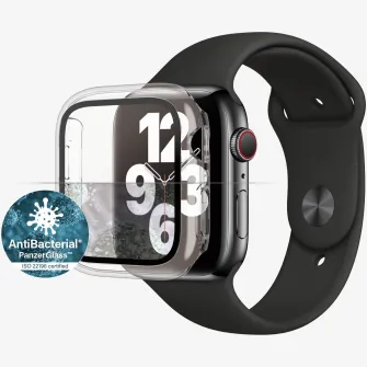 Folie de protectie PanzerGlass din sticla pentru Apple 4/5/6/SE, 40mm, Transparenta / Rama Neagra