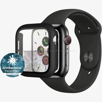 Folie de protectie PanzerGlass din sticla pentru Apple watch 4/5/6/SE, 40mm, Transparentaa / Rama Neagra