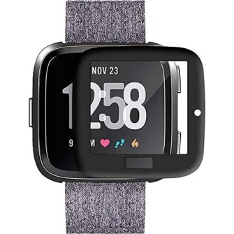 Folie de protectie Tellur Sticla Securizata 3D PET Cover Full Glue pentru Fitbit Versa, Transparent