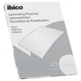 Folie laminare, Ibico, A3, 75 mic, 100 bucati/set