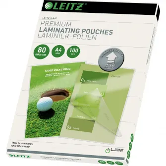 Folie laminare Leitz UDT A4, 80 microni, 100 buc/top