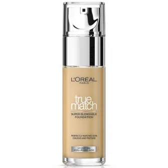 Fond de ten infuzat cu acid hialuronic LOreal Paris True Match 3D3W Golden Beige, 30 ml