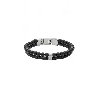Fossil, Bratara cu margele, Negru