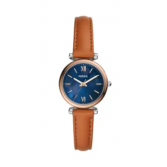Fossil, Ceas analog cu cadran Mother of Pearl, Maro