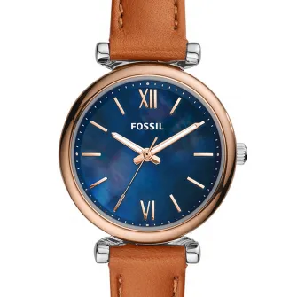 Fossil, Ceas analog cu cadran Mother of Pearl, Maro