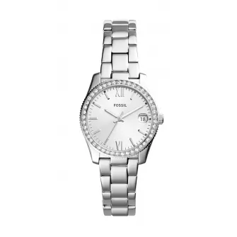 Fossil, Ceas cu zirconia Scarlette, Argintiu