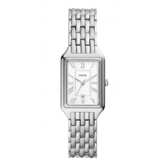 Fossil, Ceas de otel inoxidabil, Silver
