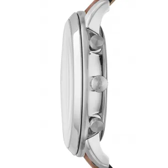 Fossil, Set de ceas cronograf si bratara, Maro