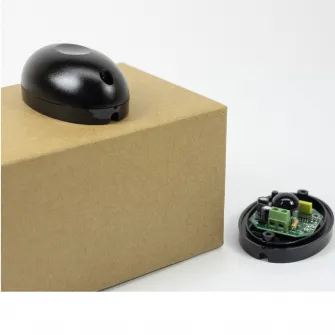 Fotocelule PNI CEL130, 1.92KHz, 12-24V, pentru porti autoportante, IP55, negru, 2 bucati