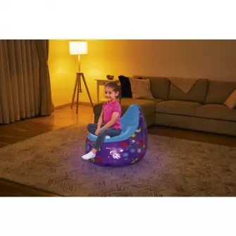 Fotoliu gonflabil LED Bestway, Astro Glow, 72 x 72 x 64 cm