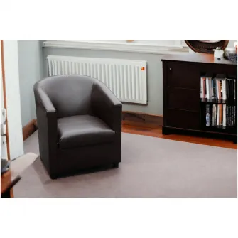 Fotoliu Nefmob Fretta 60x60x70 cm, culoare Wenge, piele ecologica