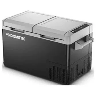 Frigider auto cu compresor Dometic CoolFreeze CFF 70DZ, 70 L, 12/24V, 100-240V AC, 26 KG, doua zone de racire, negru/gri