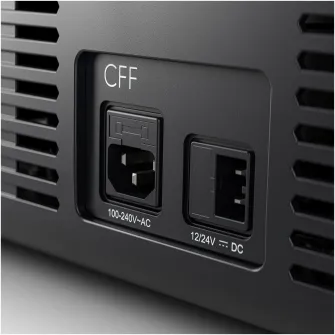 Frigider auto cu compresor Dometic CoolFreeze CFF 70DZ, 70 L, 12/24V, 100-240V AC, 26 KG, doua zone de racire, negru/gri