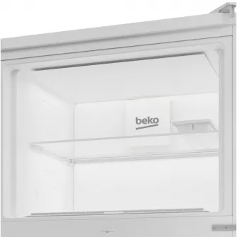Frigider cu doua usi Beko RDNE455K40XBN, 406 l, NeoFrost Dual Cooling, Compresor ProSmart Inverter, Cutie legume si fructe, Functie racire rapida, XXL Bottle holder, Clasa E, H 185 cm, Silver
