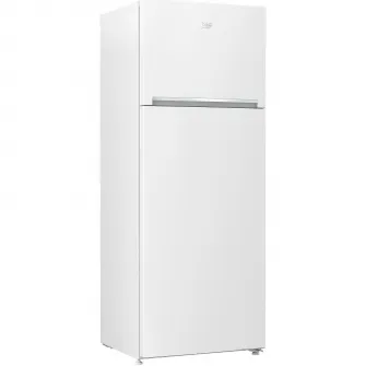 Frigider cu doua usi Beko RDSE465K40WN, 437 l, Clasa E, Cooling Fan, Safety Glass, H 185 cm, Alb