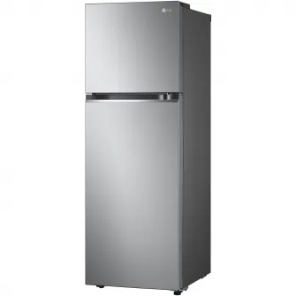 Frigider cu doua usi LG GTBV38PZGKD, 335 l, Full No frost, LinearCooling, DoorCooling+, Compresor Inverter Linear, Clasa E, H 172 cm, Inox